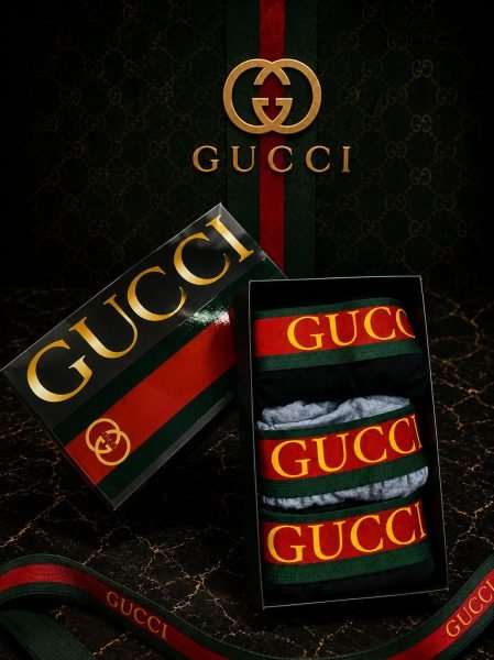 Gucci — Мъжки боксерки 3бр/кутия #55