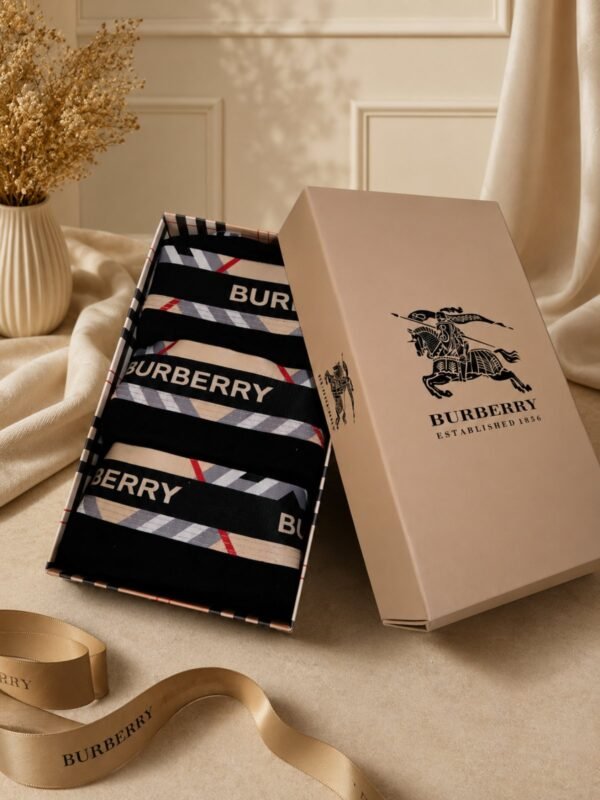 Burberry — Мъжки боксерки 3бр/кутия #56